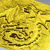 High-Relief Dragon Panel STL for CNC Milling
