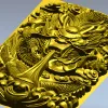 Небесный Дракон - рельефная панель STL для ЧПУ