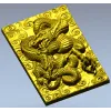 Рельефное панно "Дракон Вихрь" - 3D модель STL для ЧПУ