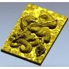 Рельефное панно "Дракон Вихрь" - 3D модель STL для ЧПУ