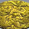 Круглая розетка с драконами - 3D модель STL для ЧПУ