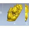 Дракоша в ладони - 3D модель STL для ЧПУ