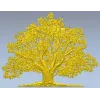 Древний дуб - рельефная 3D модель в формате STL для ЧПУ