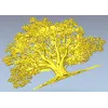 Древний дуб - рельефная 3D модель в формате STL для ЧПУ