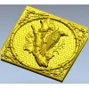 Дятел на ветке - 3D панель STL для ЧПУ