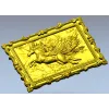 3D модель "Пегас в барочном багете" - STL для ЧПУ
