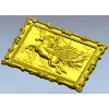 3D модель "Пегас в барочном багете" - STL для ЧПУ