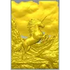 Единорог в скалах - 3D рельеф для ЧПУ (STL)