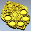 Imperial coin plaque 3D STL for CNC