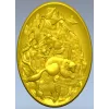 Рельефная тарелка "Енотовая заводь" - 3D модель в формате STL для ЧПУ