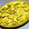 Рельефная тарелка "Енотовая заводь" - 3D модель в формате STL для ЧПУ