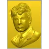 High-Relief Male Portrait 3D STL for CNC Milling