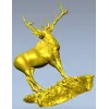Гордый олень на скале - 3D модель STL для ЧПУ