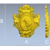 Геральдическое панно "Орёл и лесные стражи" - STL для ЧПУ