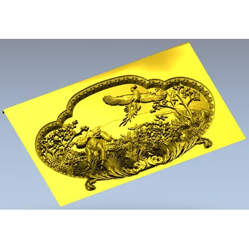 Forest Life Relief - high-relief STL 3D model for CNC