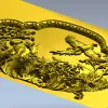 Forest Life Relief - high-relief STL 3D model for CNC