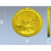 Круглый медальон "Лесная Симфония" - 3D модель STL для ЧПУ
