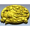 Hare Family Medallion - high-relief STL for CNC carving