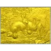 Rabbit Family Bas-Relief STL 3D Model for CNC