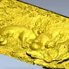 Rabbit Family Bas-Relief STL 3D Model for CNC