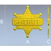 Звезда шерифа - 3D модель в формате STL для ЧПУ