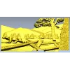 Winter Ridge Relief - detailed STL 3D model for CNC carving
