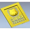 Табличка "Грозный бульдог" - 3D модель STL для ЧПУ