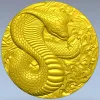 Рельефная 3D модель кобры в формате STL для ЧПУ