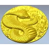 Рельефная 3D модель кобры в формате STL для ЧПУ