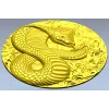 Рельефная 3D модель кобры в формате STL для ЧПУ