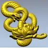 Змеиный лотос - 3D модель STL для ЧПУ