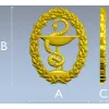 Чаша Гигии в лавровом венке - 3D модель STL для ЧПУ