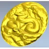 Рельефная 3D модель "Змеиный омут" - STL для ЧПУ