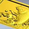 3D модель stl "Золотая рыбка" - панель для ЧПУ