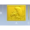 3D модель stl "Золотая рыбка" - панель для ЧПУ