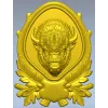 Рельефная 3D модель "Величие Зубра" - STL для ЧПУ