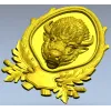 Рельефная 3D модель "Величие Зубра" - STL для ЧПУ