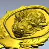 Рельефная 3D модель "Величие Зубра" - STL для ЧПУ