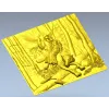Ivan Tsarevich and the Gray Wolf - High Relief Panel STL