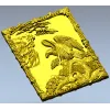 Панель-рельеф "Хищник и Дракон" - 3D модель STL для ЧПУ