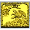 Панель-рельеф "Хищник и Дракон" - 3D модель STL для ЧПУ