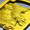 STL модель панно "Орел на скале" - 3D модель stl для ЧПУ