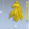 Divine Mercy Jesus - 3D STL Relief for CNC