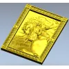 Ilya Muromets high-relief panel STL for CNC