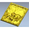 Ilya Muromets relief panel STL for CNC milling