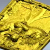 Ilya Muromets relief panel STL for CNC milling