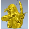 Native Archer Relief STL