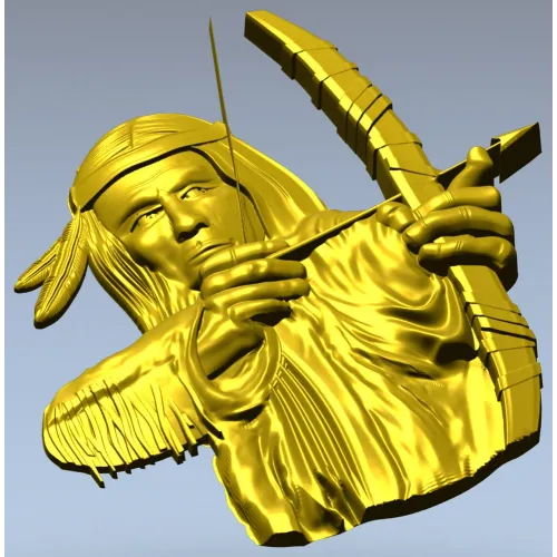 Native Archer Relief STL