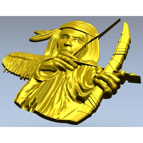 Native Archer Relief STL