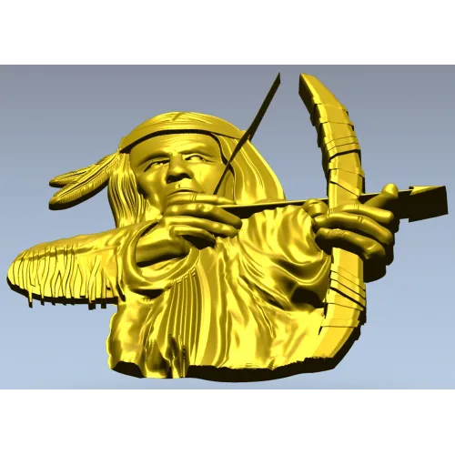 Native Archer Relief STL